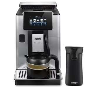 Machine à café avec broyeur à grains Delonghi Primadonna Soul ECAM 610.75.MB + Carafe à café + Mug Contigo (garantie 3 ans - via ODR 216.6€)
