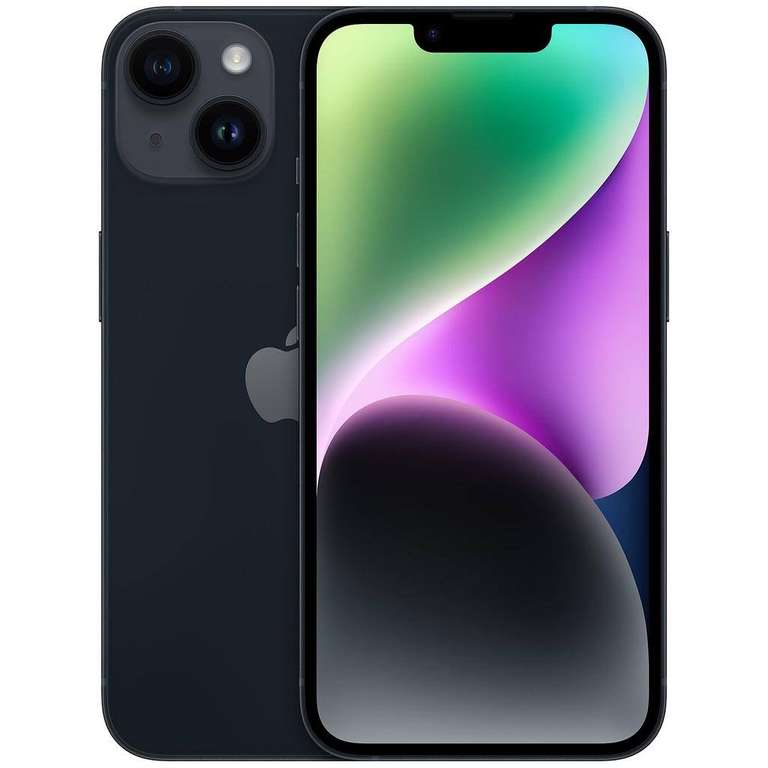Smartphone 6.1" Apple Iphone 14 - Différents coloris, 256Go (Frontaliers Suisse)