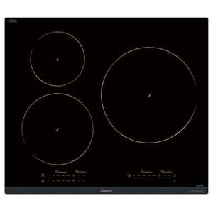 Table de cuisson à induction Sauter SPI9544B - Noire, 3 foyers, 3 boosters, 7200W (+ Jusqu'à 83,75€ en Rakuten Points)