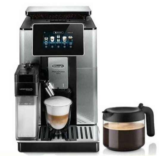 Machine à café Delonghi Primadonna Soul ECAM 610.75.MB Carafe à café + Mug Contigo (via ODR de 70€)