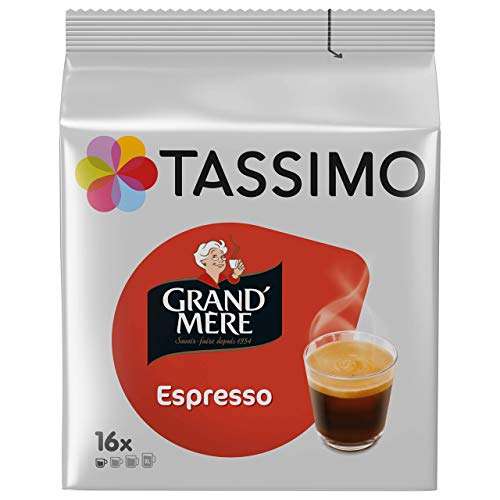 Tassimo Café Dosettes - 80 boissons Café au Lait (lot de 5 x 16