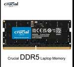 Mémoire Ram pour PC Portable Crucial 32Go Kit (2x16Go) DDR5