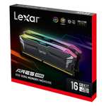 Kit Mémoire RAM Lexar Ares RGB 16 Go (2X8Go) DDR4 3600MHZ (LD4BU008G-R3600GDLA)
