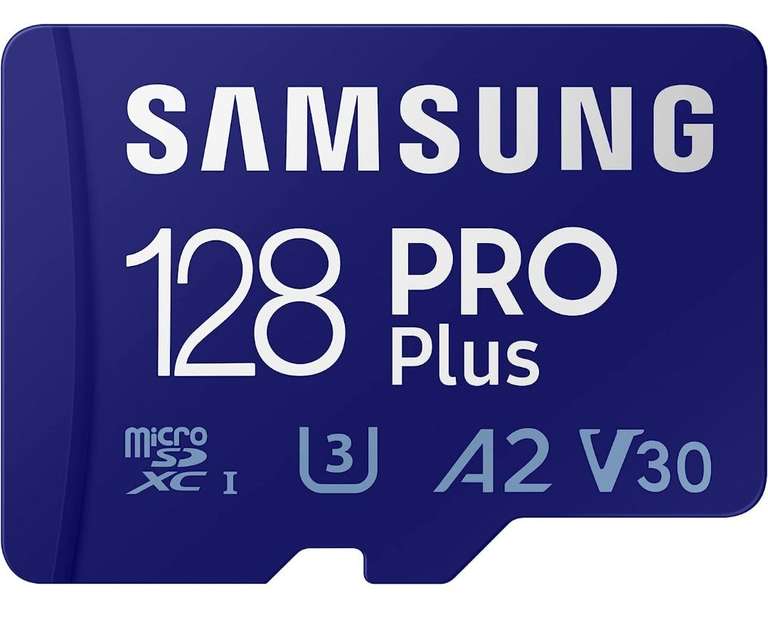Carte mémoire micro SDXC Samsung Pro Plus - 128Go (vendeur tiers)