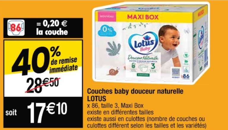Maxi box de Couches Lotus Baby - Différentes tailles disponibles