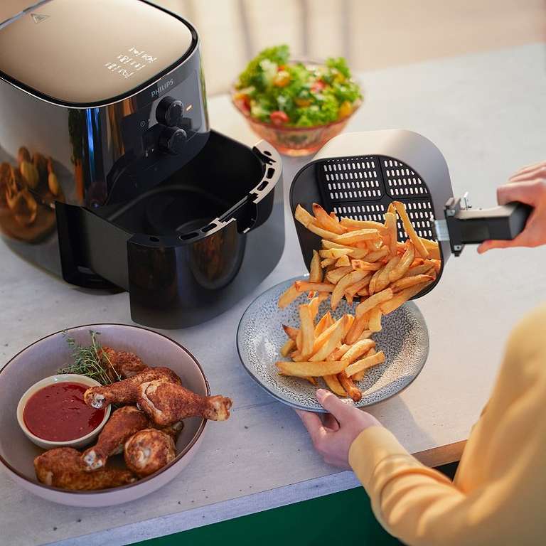Friteuse sans huile Philips Airfryer Essential HD9200/90 - 4.1L, Technologie Rapid Air
