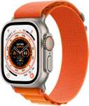 Apple Watch Ultra (GPS + Cellular, 49mm) - Boucle Alpine Lumière stellaire ou Orange