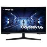 Ecran PC 32" Samsung Odyssey G5 (C32G55TQBU) - LED, WQHD, 144 Hz, Dalle VA, Incurvé, HDR10, 1 ms, FreeSync Premium (Via ODR 30€)
