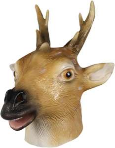 Masque de cerf en latex pour Halloween (Vendeur Tiers)
