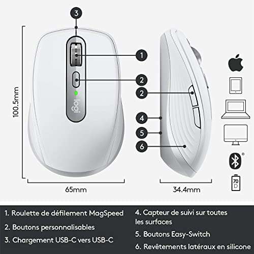 Pour Apple Macbook air pour Xiaomi Macbook Pro souris Bluetooth