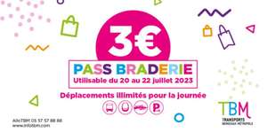 Déplacements illimités en tram, le bus, le BAT3 pour 24H - TBM Bordeaux (33)