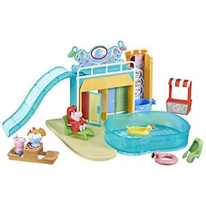 Jouet pour Enfants Le Parc Aquatique de Peppa Pig - Coffret avec 2 Figurines et 15 Accessoires
