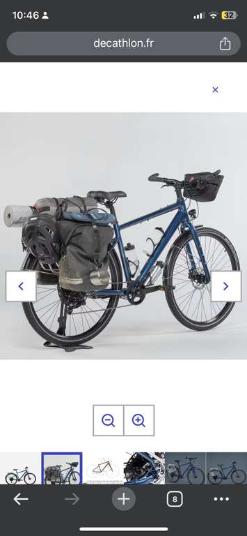 Vélo Riverside Touring 520 à 650,00€ chez Decathlon | Dealabs