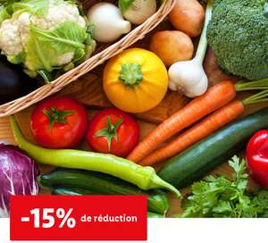 [Lidl+] 15% de réduction sur les légumes