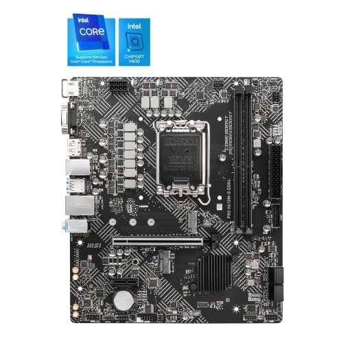 Carte mère MSI Pro H610M-G DDR4 - Socket 1700