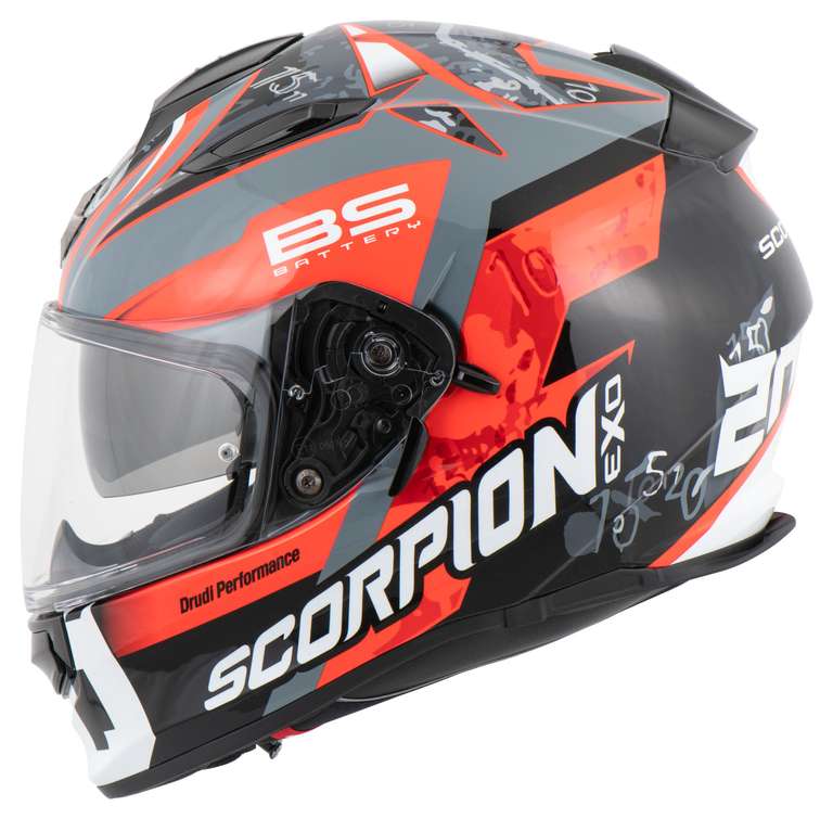 Casque de Moto Intégral Scorpion EXO-491 Replica Fabio Quartararo 20 - Plusieurs Tailles Disponibles