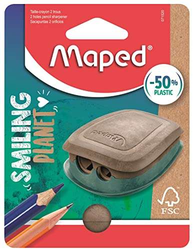 Taille-crayons Maped Smiling Planet - 2 trous