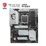 Carte mère ATX MSI X670E Gaming Plus WiFi - AMD Ryzen 8000 & 7000, AM5 – DDR5 7800+MHz/OC, PCIe 5.0, M.2 Gen5, 2.5G LAN, Wi-FI 6E