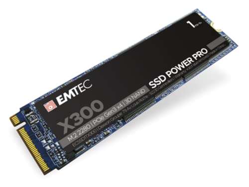 Disque SSD interne EMTEC X300 Power Pro M.2 1To PCI Express 3.0 3D