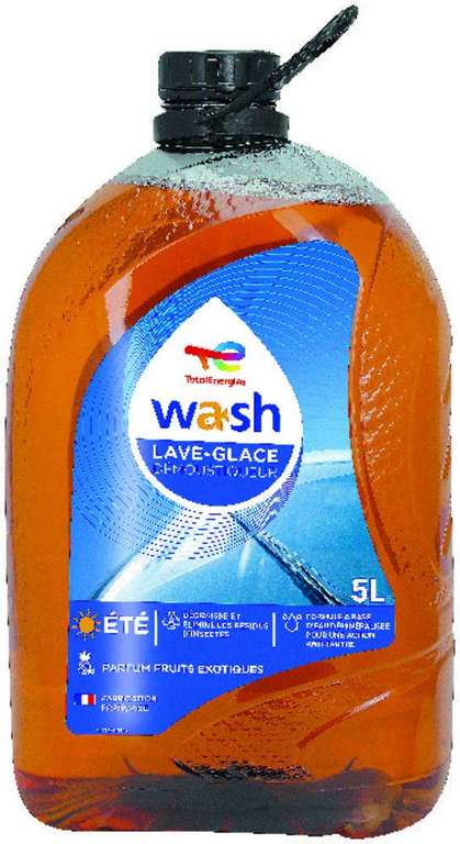 Bidon de 5 litres de liquide lave glace démoustiqueur Total Wash (5 litres)  –