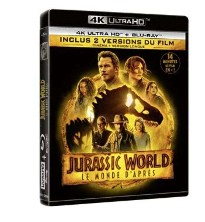 Blu-ray 4K Ultra HD - Jurassic World 3 : Le Monde d'Après