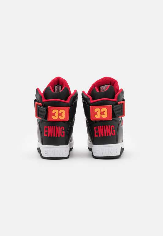 Baskets montantes Patrick Ewing 33 - Plusieurs Tailles Disponibles, couleur black/chinese red/orange pop
