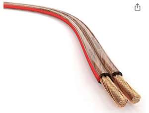 Cable d’enceintes KabelDirekt - 2x1,5mm2 - 30m - 100% cuivre