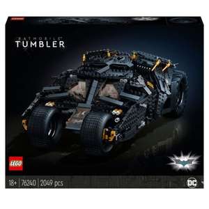 LEGO DC Batman 76240 - La Batmobile Tumbler (Via 54€ sur la carte fidélité) + 20€ offerts en BA