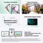 Tablette 10.9" Samsung Galaxy Tab S9 FE 128Go - 6Go Menthe (S Pen) + Cover Offerte (Via ODR 100€ + code promo)