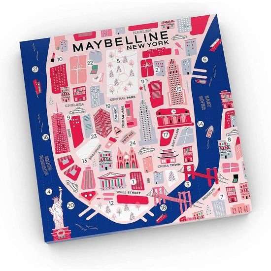 Calendrier de l'avent Maybelline New York - Coffret Maquillage