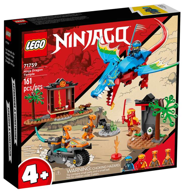 Sélection de Lego en promotion - Ex : Lego Ninjago - Le temple du Dragon Ninja