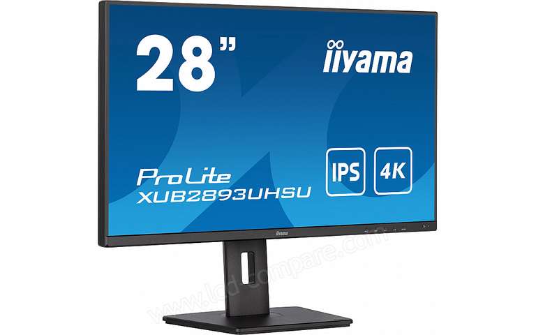 Ecran 28" Iiyama (XUB2893UHSU-B5) - Dalle IPS, 4K, 60Hz