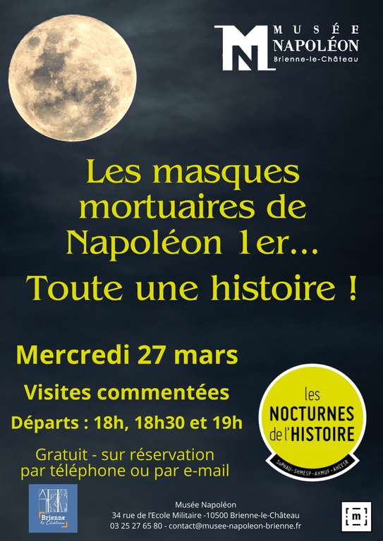 Visites insolites à la découverte des Masques Mortuaires de Napoléon 1er Gratuites sur Réservation - Musée Napoléon, Brienne-le-Château (10)
