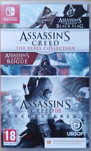 Compilation Assassin's Creed 3 + Liberation & Assassin's Creed Rebel Collection sur Nintendo Switch (code dans la boîte)