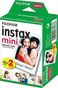 Lot de 2 paquets de 10 films instantanés Fujifilm Films pour Instax Mini - 20 films