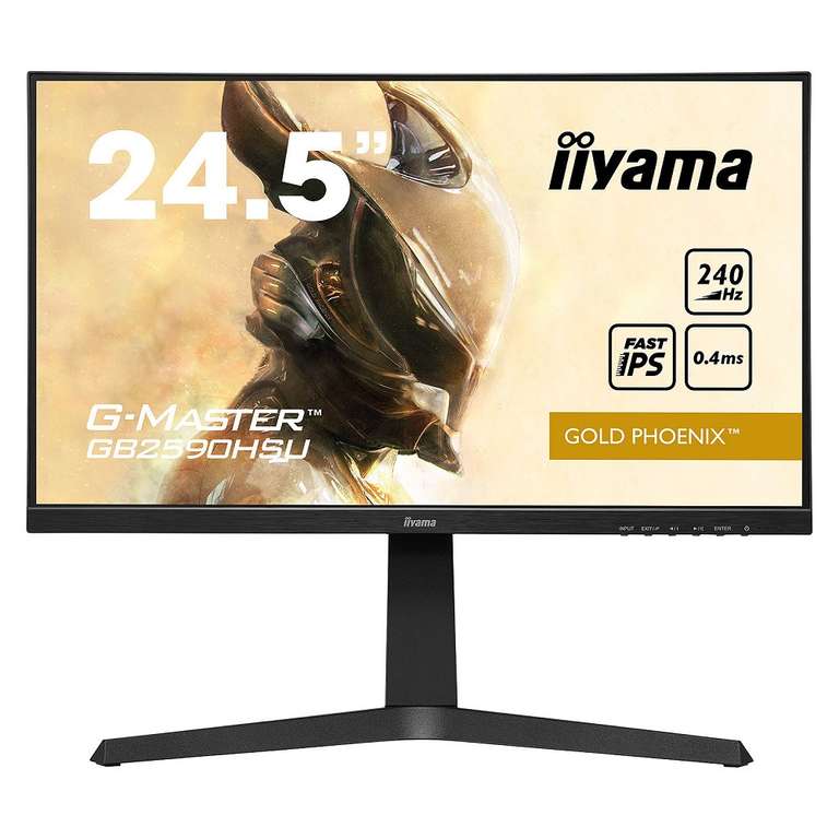 Ecran PC 24.5" iiyama G-Master GB2590HSU-B1 - Full HD, IPS, 240Hz