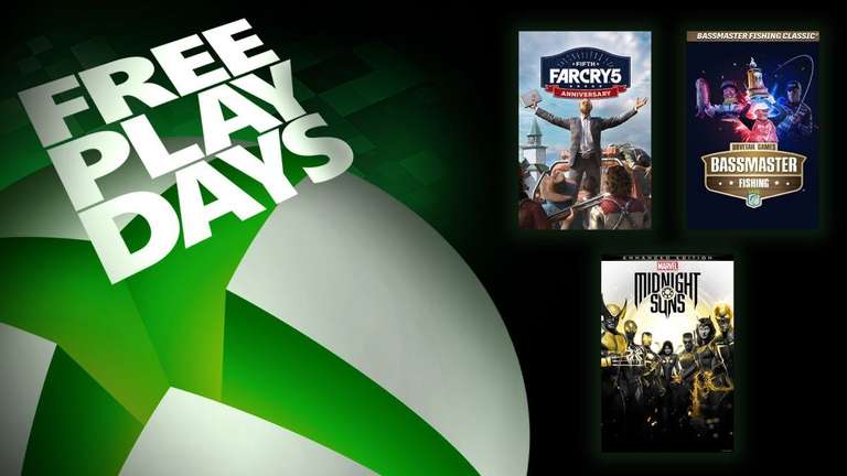 [Gold] Midnight Suns, Far Cry 5 & Bassmaster Fishing 2022 jouables gratuitement sur Xbox One & Series X|S (Dématérialisé)