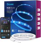 Ruban LED Govee - 5m, Bluetooth, RGB, Bande LED (via coupon)