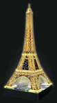 Puzzle 3D Building Ravensburger, Tour Eiffel illuminée, 216 pièces