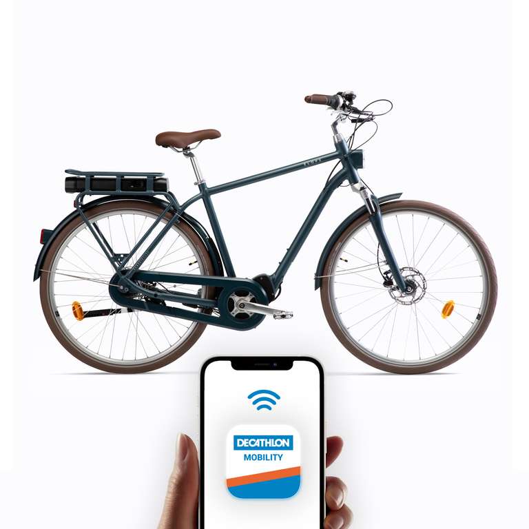 Vélo de ville électrique connecté Elops 920 E Connect - Taille S-M ou L-XL