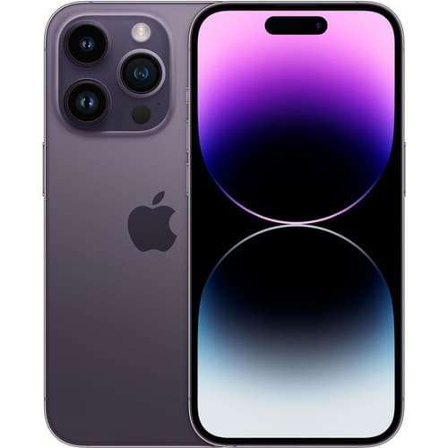 Smartphone 6.1" Apple iPhone 14 Pro - Violet, 128 Go (+100€ offerts en RP)