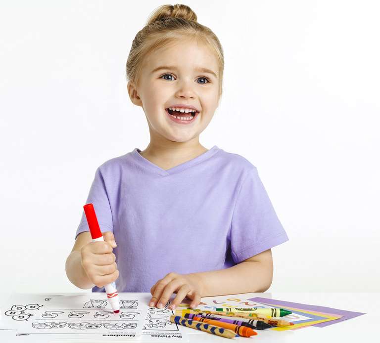 Lot De 8 Feutres Lavables Crayola Mini Kids - Loisirs Créatifs