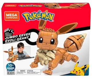 Jeu de construction Mega Construx - Pokémon Evoli Géant (Via retrait magasin)