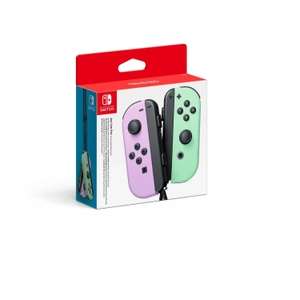 Paire De Manettes Joy-Con Gauche Violet Pastel & Droite Vert Pastel pour Nintendo Switch (+2.75€ en Rakuten Points - Vendeur Carrefour)