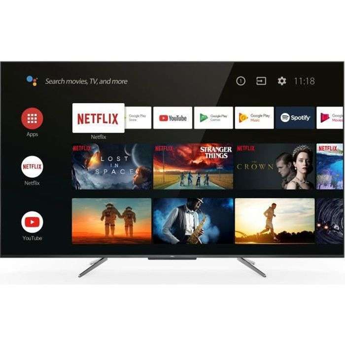 TV 55" TCL 55QLED790 (2021) - QLED, 4K UHD, HDR 10+, Dolby Vision & Atmos, Android TV