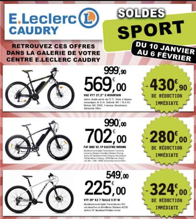 Vtt best sale leclerc promo