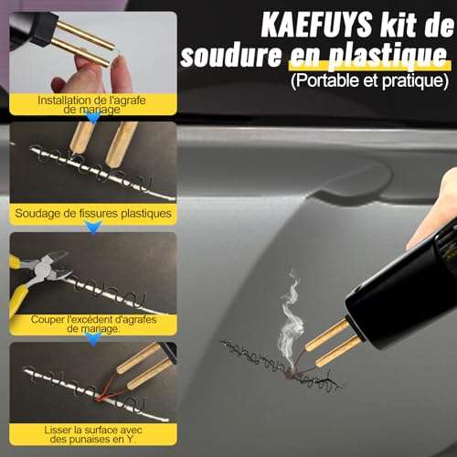 Kit Réparation Plastique KAEFUYS - Soudure Plastique 2 en 1 (via coupon -  vendeur tiers) –