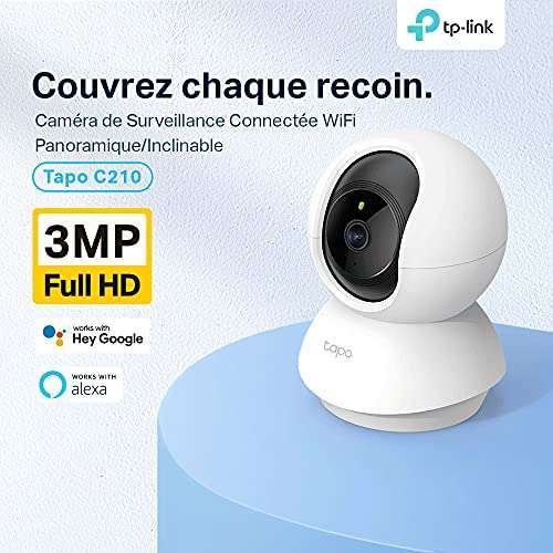 Caméra de Surveillance Intérieure Tapo - WiFi, 2K 3MP, C210