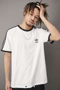 T-shirt Adidas Adicolor Classics à 3 bandes - Blanc