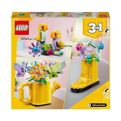Jeu de construction LEGO 31149 Les Fleurs dans l’Arrosoir, Creator 3-en-1 (via coupon)
